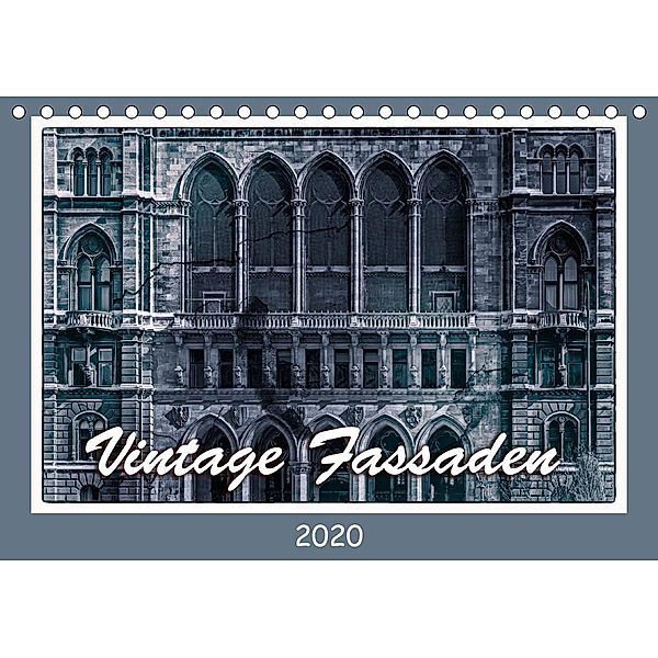 Vintage-Fassaden (Tischkalender 2020 DIN A5 quer), Werner Braun