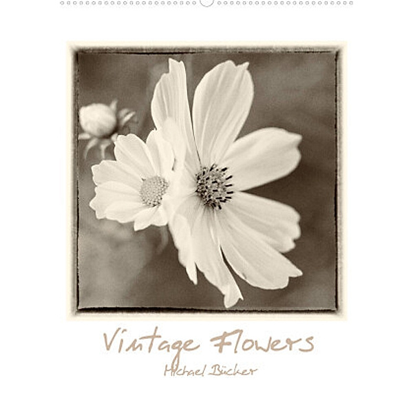 Vintage-Flowers (Wandkalender 2022 DIN A2 hoch), Michael Bücker