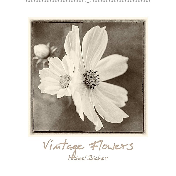 Vintage-Flowers (Wandkalender 2023 DIN A2 hoch), Michael Bücker