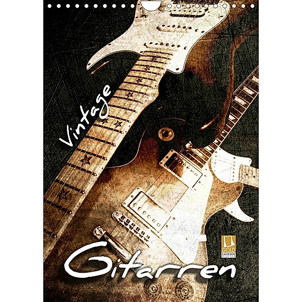Vintage Gitarren (Wandkalender 2023 DIN A4 hoch), Renate Bleicher