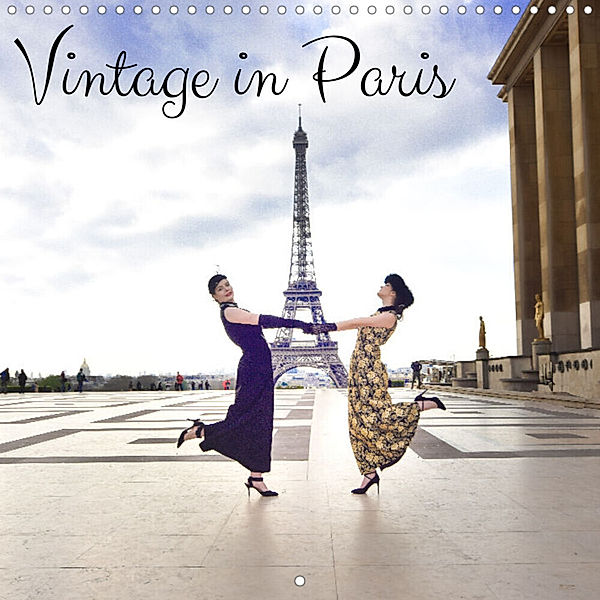 Vintage in Paris (Wall Calendar 2023 300 × 300 mm Square), John Knight