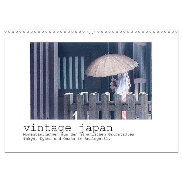 vintage japan (Wandkalender 2024 DIN A3 quer), CALVENDO Monatskalender, Madlien Schimke