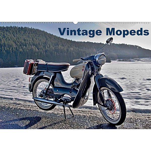Vintage Mopeds (Wandkalender 2023 DIN A2 quer), insideportugal