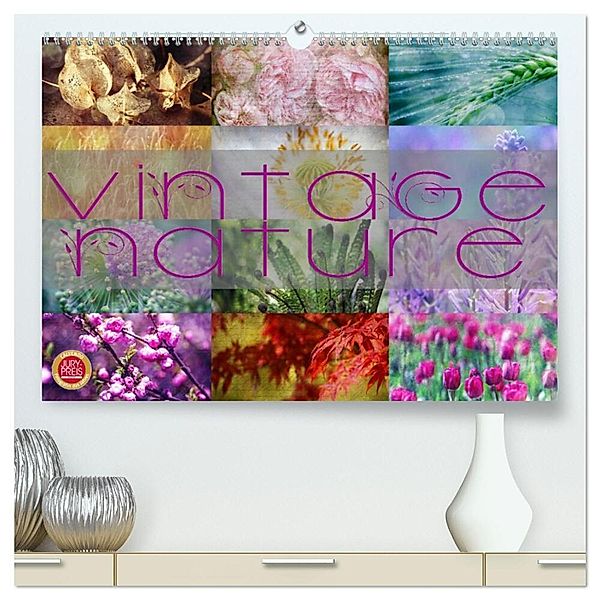 Vintage Nature - Romantische Naturaufnahmen (hochwertiger Premium Wandkalender 2024 DIN A2 quer), Kunstdruck in Hochglanz, Martina Cross