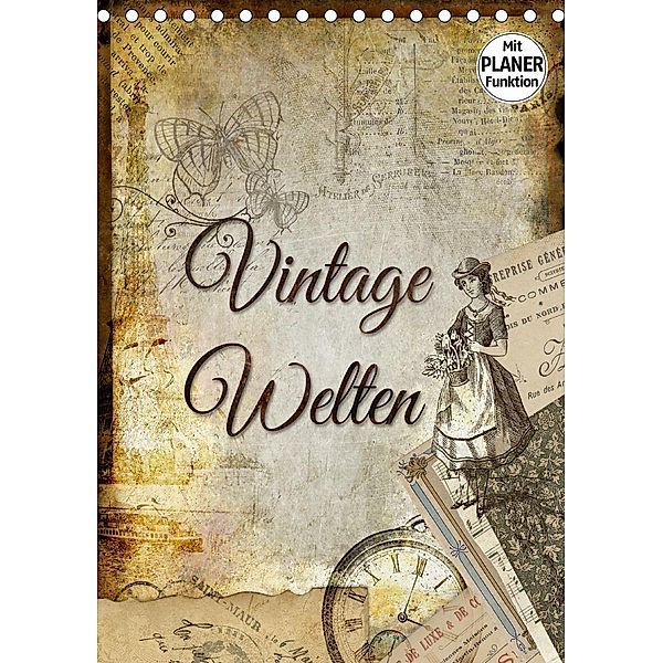 Vintage Welten (Tischkalender 2021 DIN A5 hoch), Kathleen Bergmann