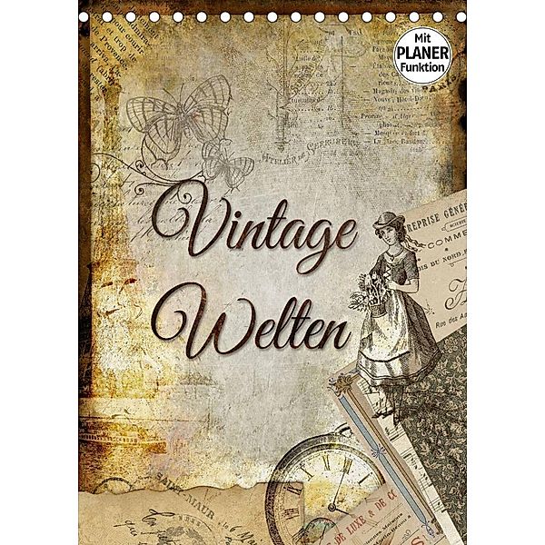 Vintage Welten (Tischkalender 2023 DIN A5 hoch), Kathleen Bergmann