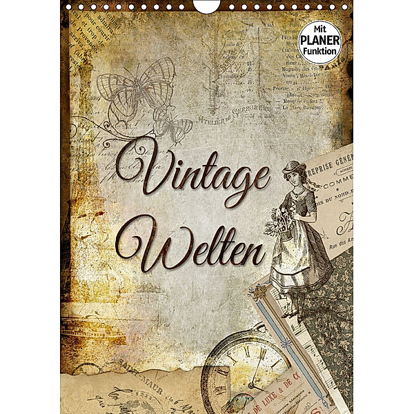 Vintage Welten (Wandkalender 2019 DIN A4 hoch), Kathleen Bergmann