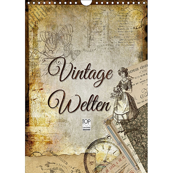 Vintage Welten (Wandkalender 2019 DIN A4 hoch), Kathleen Bergmann