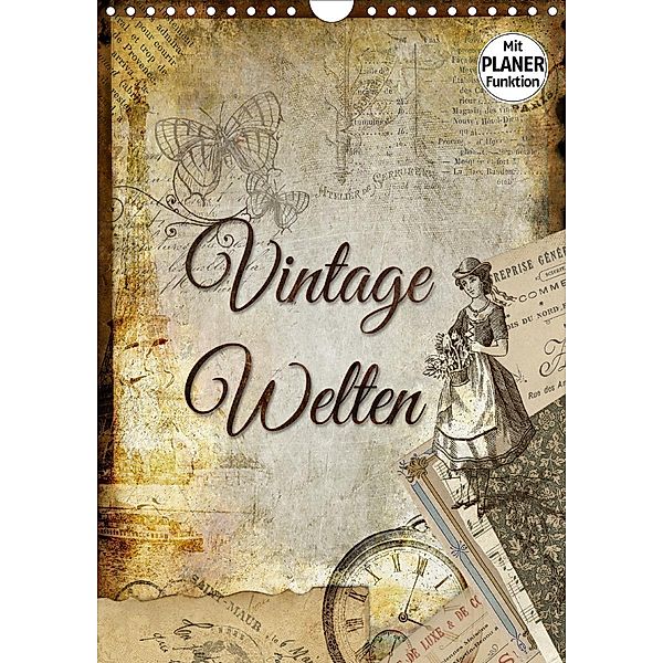 Vintage Welten (Wandkalender 2021 DIN A4 hoch), Kathleen Bergmann