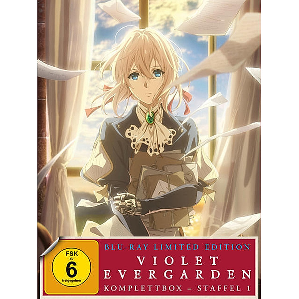 Violet Evergarden - St. 1 Komplettbox Limited Special Edition, Kana Akatsuki, Reiko Yoshida, Tatsuhiko Urahata, Takaaki Suzuki