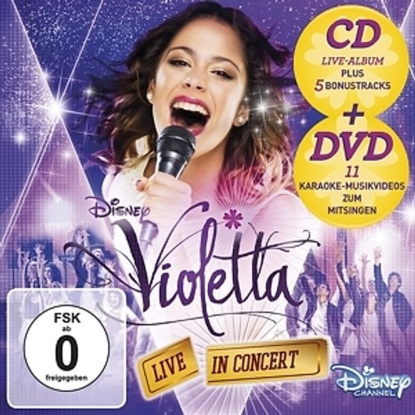 Violetta: Live In Concert (Deluxe Edition, CD+DVD), Various