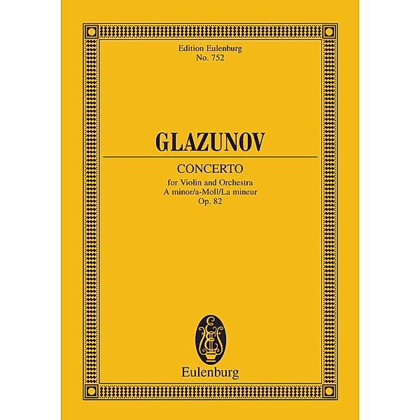 Violin Concerto A minor, Alexander Glazunov