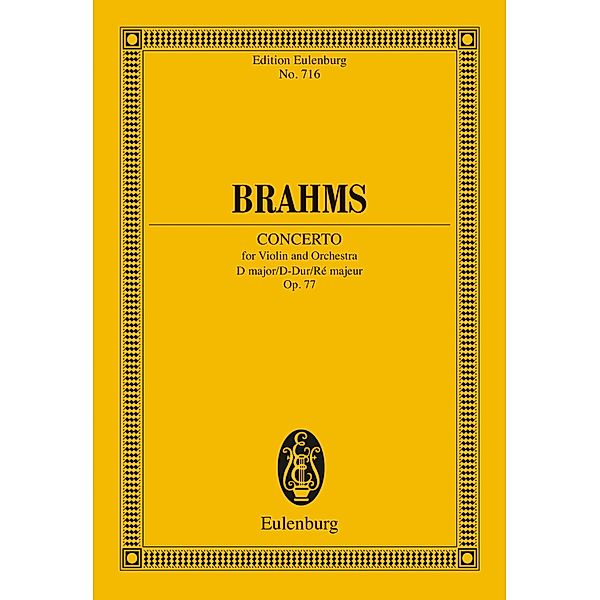 Violin Concerto D major, Johannes Brahms