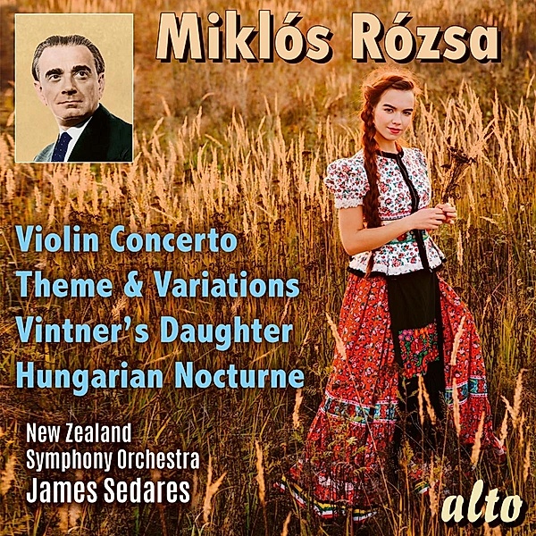 Violin Concerto, Theme, Variations & Finale, Hungarian Nocturne, The Vintner's Daughter (Suite), Gruppmann, Sedares, New Zealand SO