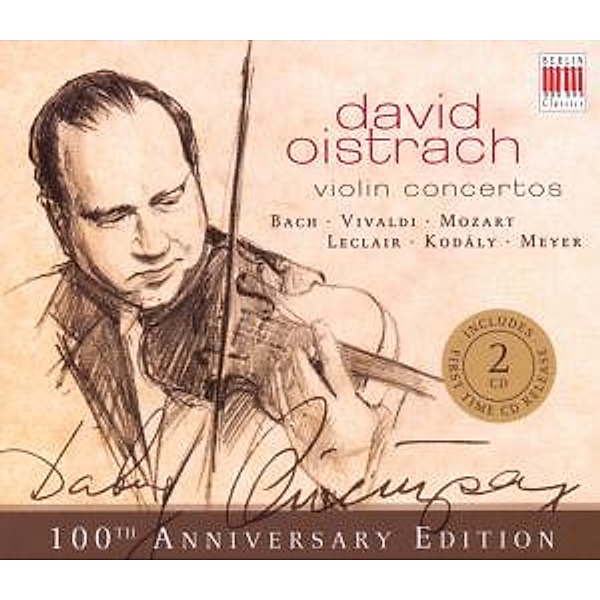 Violin Concertos (100th Anniversary Edition), Dawid Oistrach