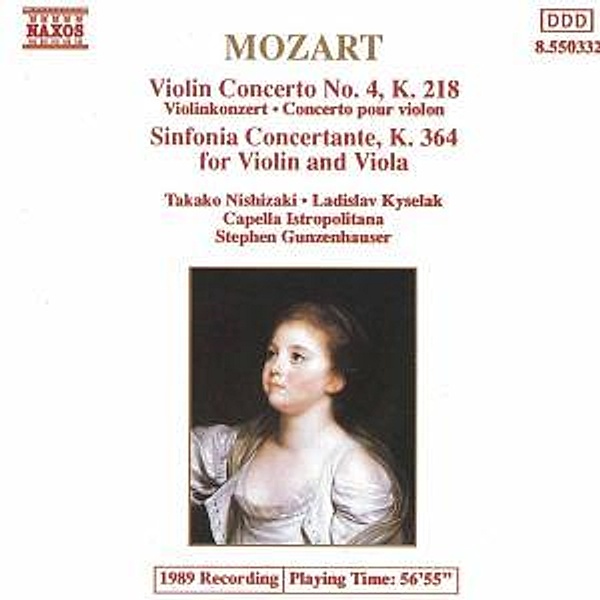 Violinkonz.4/Sinf.Concertante, T. Nishizaki, L. Kyselak, Cib