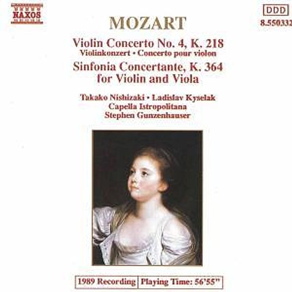 Violinkonz.4/Sinf.Concertante, T. Nishizaki, L. Kyselak, Cib