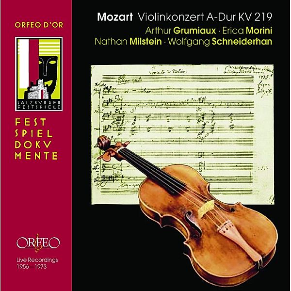 Violinkonzert A-Dur Kv 219, Grumiaux, Morini, Milstein, Schneiderhan, Wp