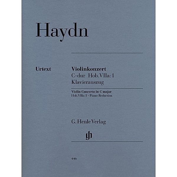 Violinkonzert C-Dur Hob. VIIa:1, Klavierauszug, Joseph Haydn - Violinkonzert C-dur Hob. VIIa:1