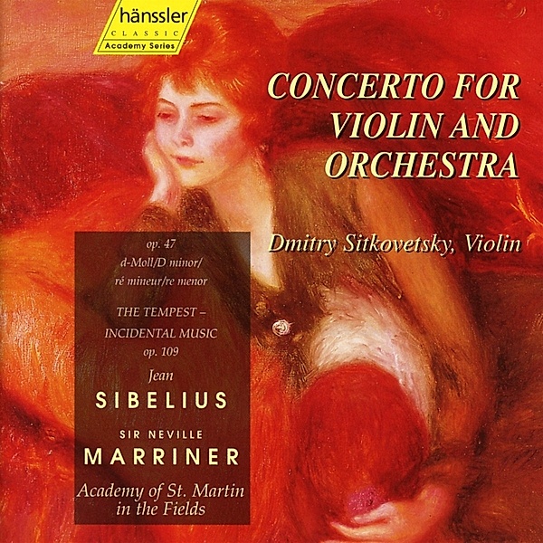 Violinkonzert/Der Sturm, D. Sitkovetsky, N. Marriner