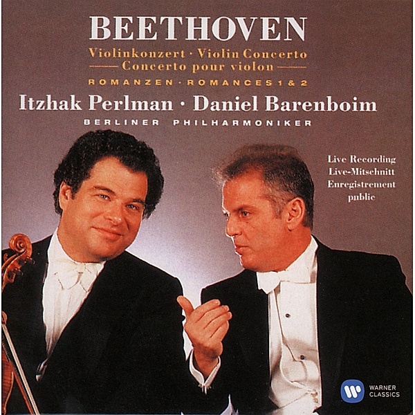 Violinkonzert/Romanzen 1 & 2, Itzhak Perlman, Bp, Daniel Barenboim