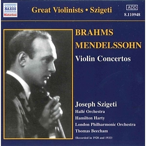 Violinkonzerte, Joseph Szigeti, Beecham, Harty