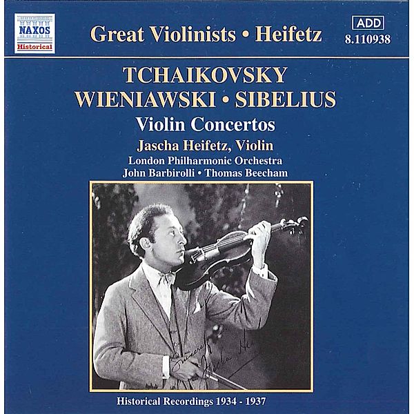 Violinkonzerte, Jascha Heifetz, Barbirolli, Beec