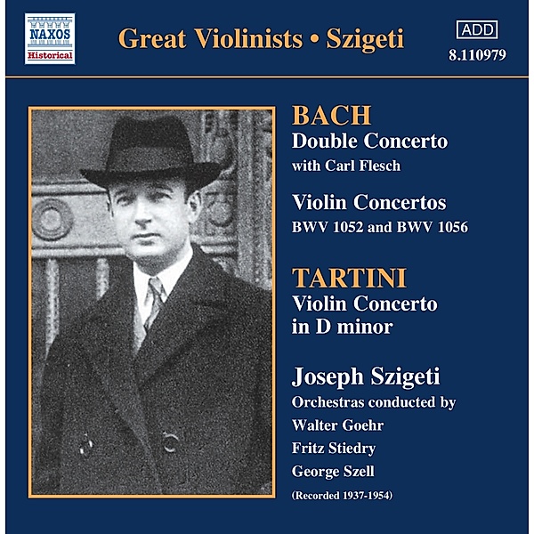 Violinkonzerte, Joseph Szigeti