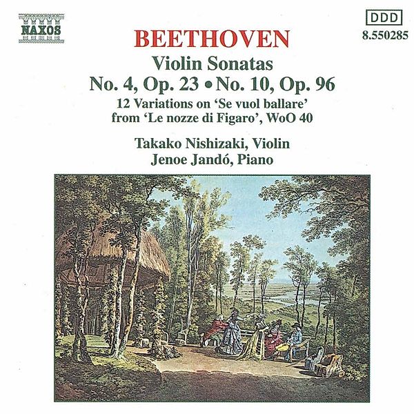 Violinsonaten 4+10/+, Takako Nishizaki, Jenö Jandó