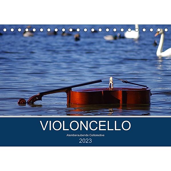 VIOLONCELLO - atemberaubende Cellomotive (Tischkalender 2023 DIN A5 quer), Daniel Hoffmann