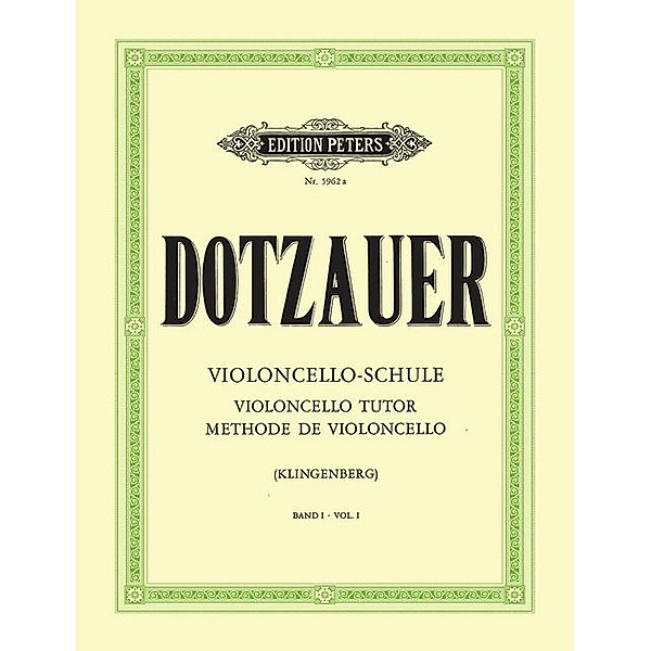Violoncello-Schule - Band 1, 2 Teile, Justus J. Fr. Dotzauer