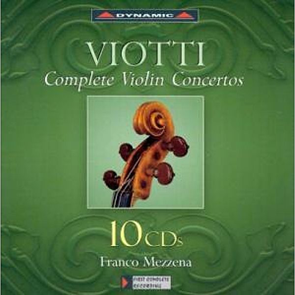 Viotti: Compl.Violin Ctos.(10cd), Mezzena Franco, Symphonia Perusina