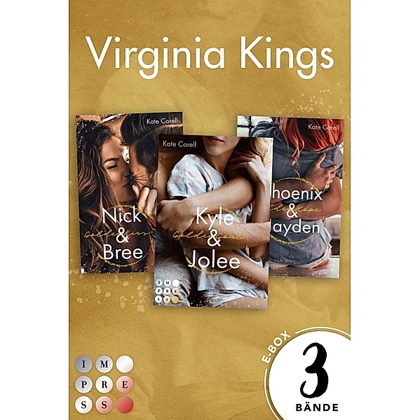 Virginia Kings: Die Sports Romance Trilogie in einer E-Box!, Kate Corell