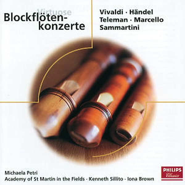Virtuose Blockflötenkonzerte, Petri, Sillito, Brown, Amf
