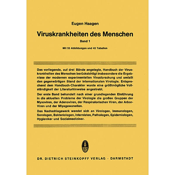 Viruskrankheiten des Menschen, Eugen Haagen