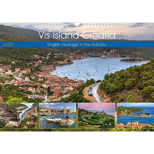 Vis Island Croatia - English Heritage in the Adriatic (Wall Calendar 2023 DIN A3 Landscape), Joana Kruse