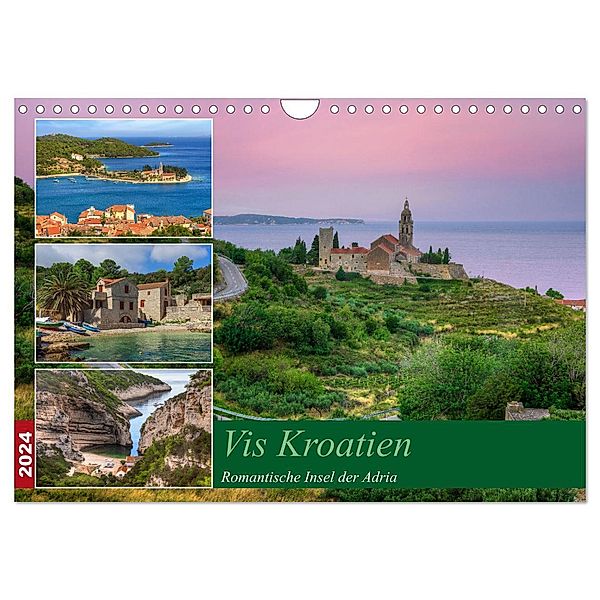 Vis Kroatien - Romantische Insel der Adria (Wandkalender 2024 DIN A4 quer), CALVENDO Monatskalender, Joana Kruse
