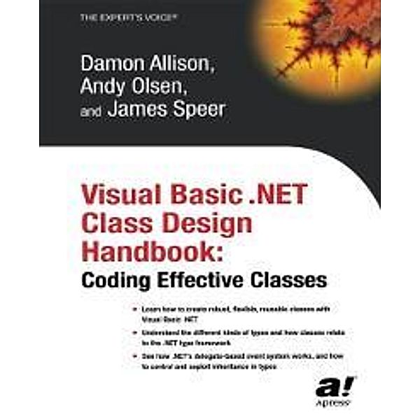 Visual Basic .NET Class Design Handbook, Geir Olsen, Damon Allison, James Speer