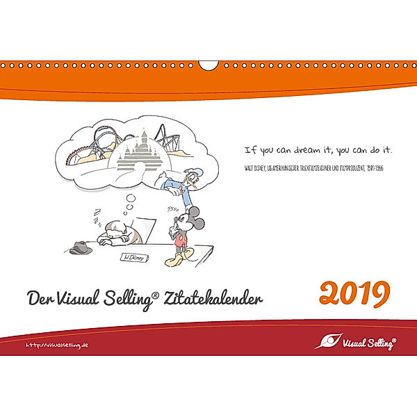 Visual Selling® Zitatekalender 2019 (Wandkalender 2019 DIN A3 quer), Miriam Hamel