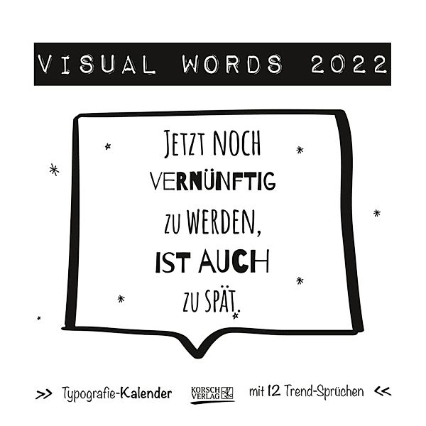 Visual Words Black 2022