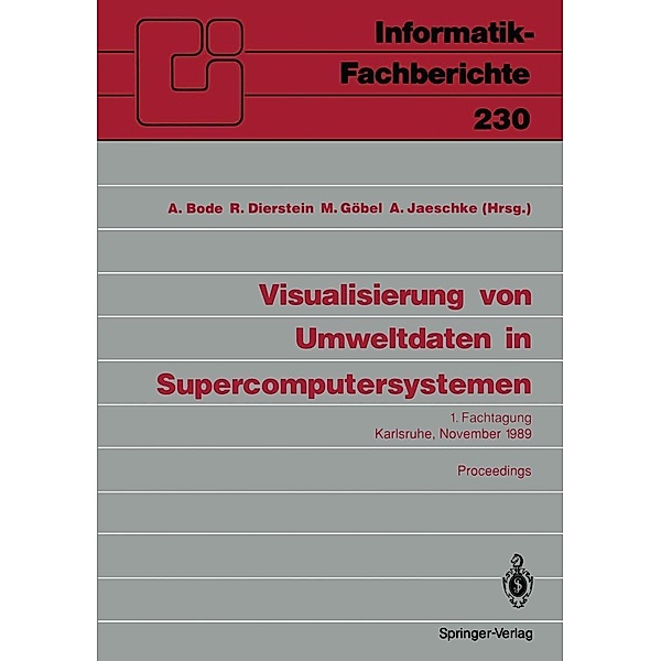 Visualisierung von Umweltdaten in Supercomputersystemen / Informatik-Fachberichte Bd.230