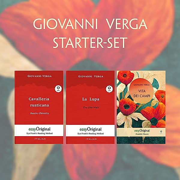 Vita dei campi (with 3 MP3 audio-CDs) - Starter-Set - Italian-English, m. 3 Audio-CD, m. 3 Audio, m. 3 Audio, 3 Teile, Giovanni Verga