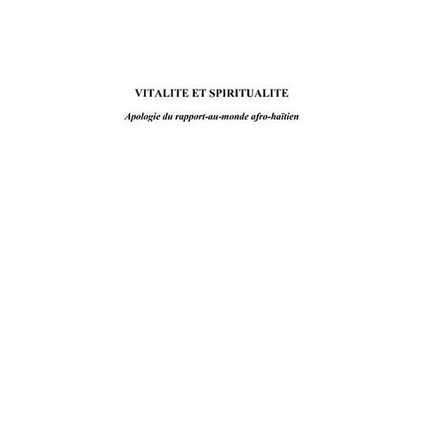 Vitalite et spiritualite / Hors-collection, Wilson Decembre