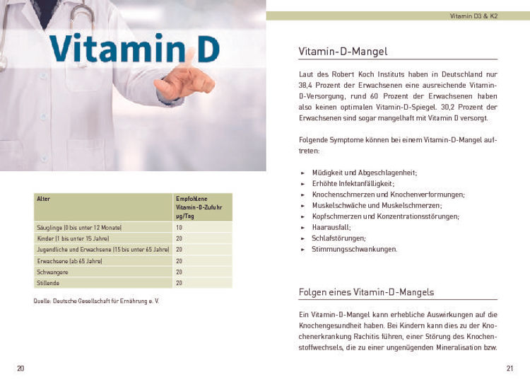 Vitamin D3 & K2 Orbisana VITAL Weltbild-Ausgabe versandkostenfrei