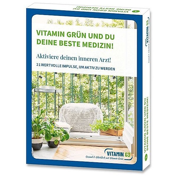 Vitamin grün und du: Deine beste Medizin, Karten, Melanie H. Adamek, Cornelia Leisch, Anette Obermaier