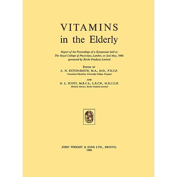 Vitamins in the Elderly