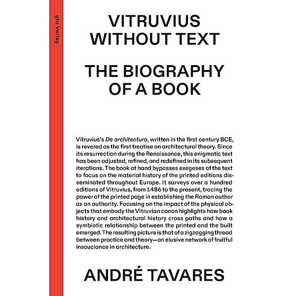 Vitruvius Without Text, André Tavares