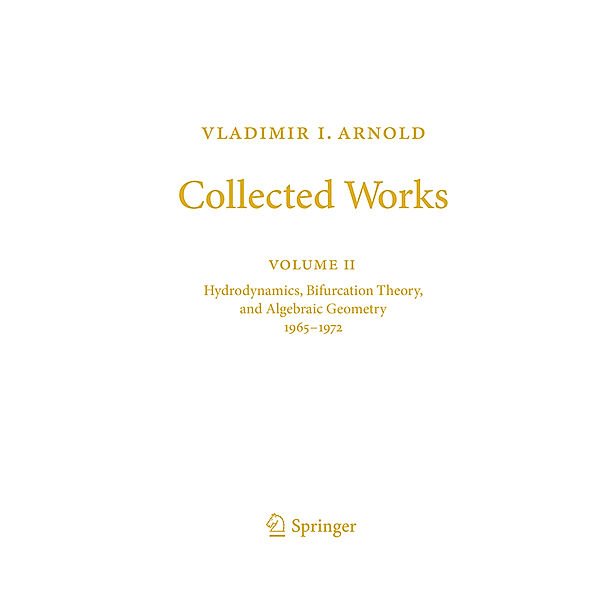 Vladimir I. Arnold - Collected Works, Vladimir I. Arnold