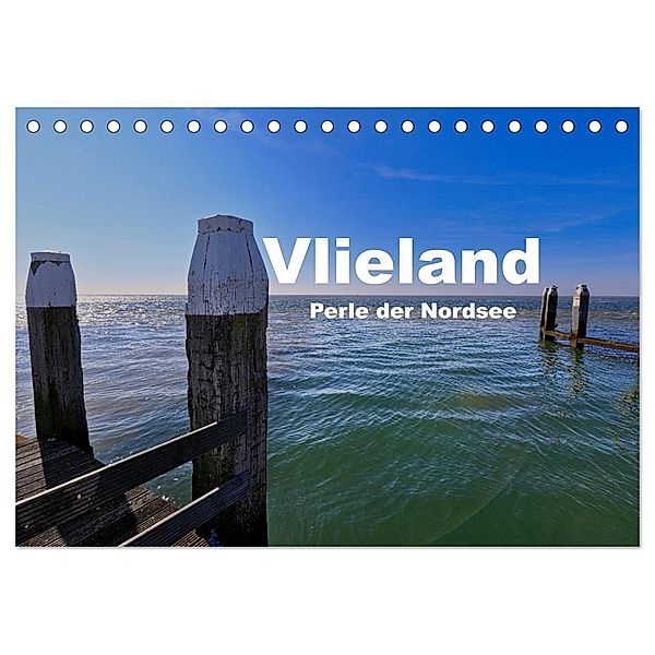 Vlieland Perle an der Nordsee (Tischkalender 2025 DIN A5 quer), CALVENDO Monatskalender, Calvendo, Wilko van Oostrum
