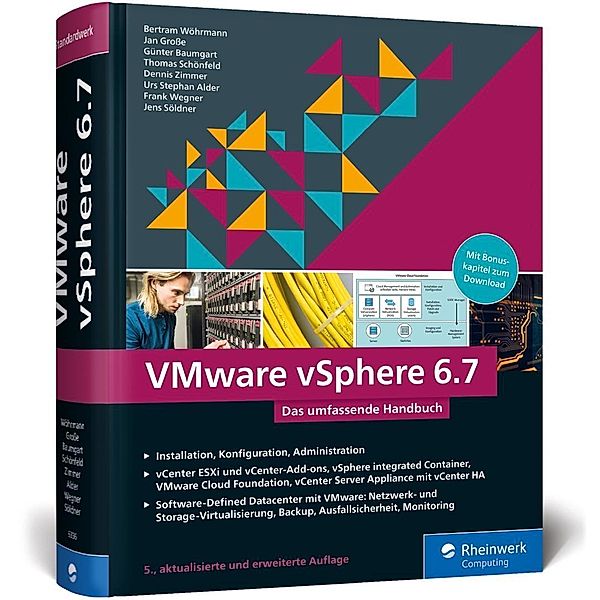 VMware vSphere 6.7, Bertram Wöhrmann, Günter Baumgart, Urs Stephan Alder, Jan Grosse, Thomas Schönfeld, Frank Wegner, Jens Söldner